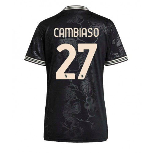 Maglie da calcio Juventus Andrea Cambiaso #27 Terza Maglia Femminile 2025-26 Manica Corta